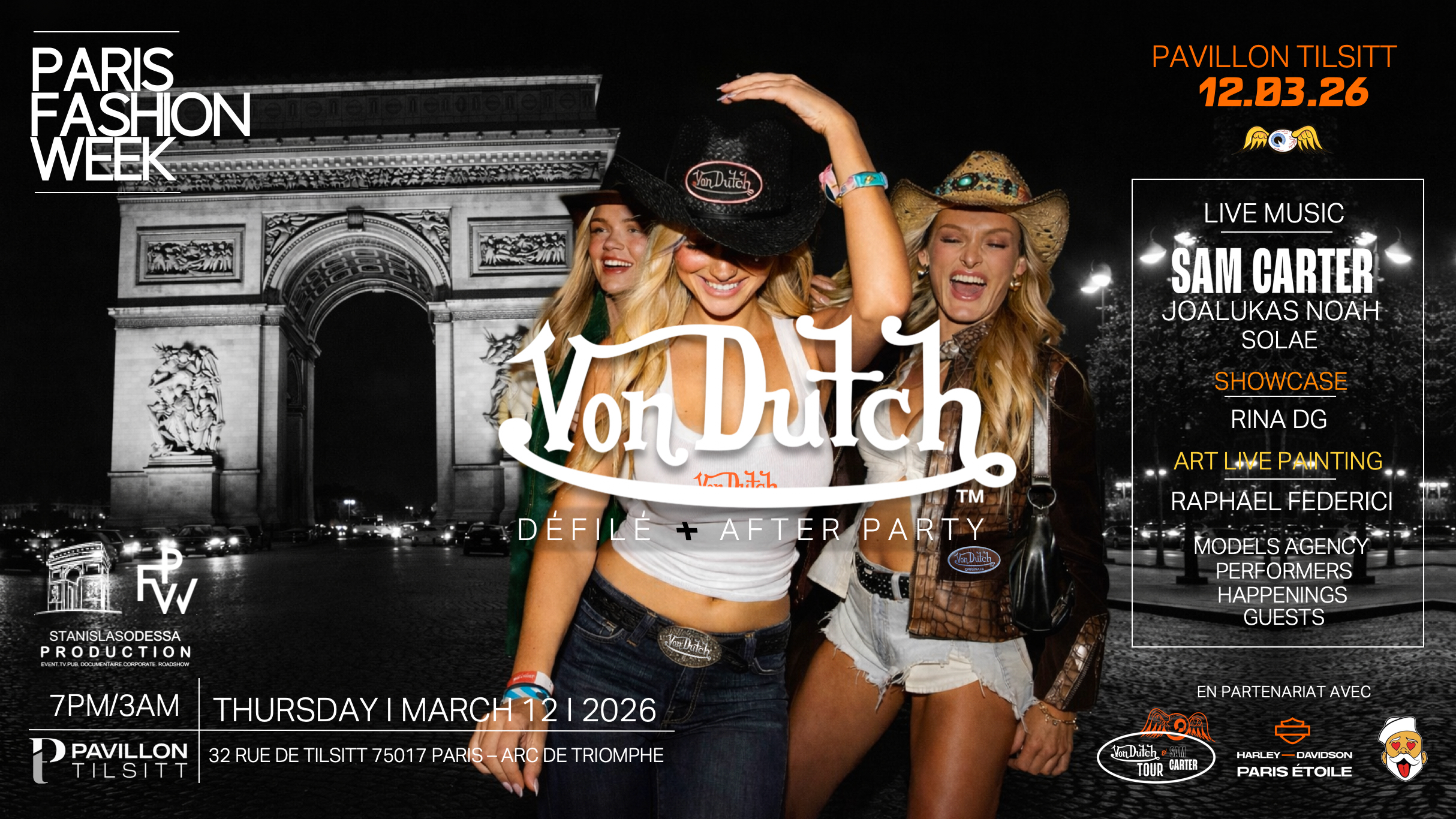 Paris Fashion Week Flyer